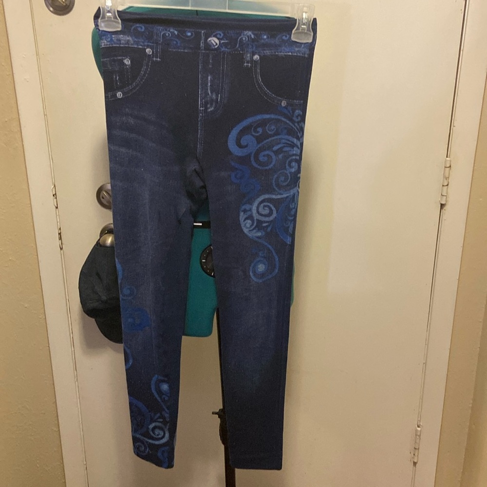 Ellie & Kate printed Soft Jeggings size 1